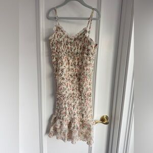 FBZ Flowers By Zoe Floral Smocked Dress XL